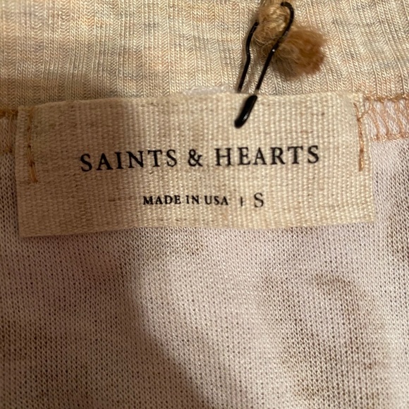 NWT Saints and Hearts French Terry Leopard Top, S - Picture 5 of 6